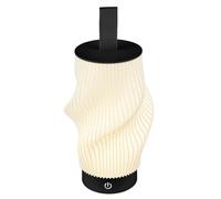 Briloner - Rechargeable LED Table Lamp IP44 with Touch Control, Dimmable, Warm White Light, USB-C Charging, Night Light, Bedside Lamps, Battery Lamp, 14 x 28 cm, Black
