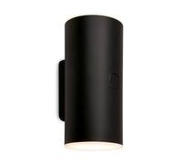 Briloner - Rechargeable LED Wall Light with Touch, dimmer increments, 15 min Timer, Outdoor Wall Lights, 15.5x7x8 cm (hxxd), Black