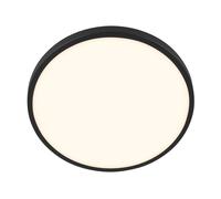 BRILONER Black LED Ceiling Light Round Panel Hallway Lamp 33cm, 17, 5W, 2400lm Briloner Black