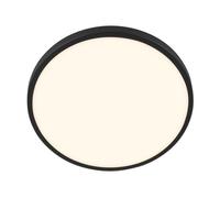 BRILONER Black LED Ceiling Light Round Panel Hallway Lamp 33cm, 17, 5W, 2400lm Briloner Black