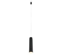 BRILONER - Rechargeable Pendant Light, Dimmable, Touch Control, Warm White, Height Adjustable, Battery Operated Pendant Light, Hanging Rechargeable Lamp, Dining Room Lights, 4.5 x 160 cm, Black