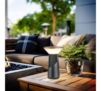 BRILONER Black Table Lamp LED Rechargeable Light Dimmable IP44 Design Award Briloner Black