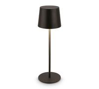 Briloner Black Table Lamp Led Rechargeable Night Bedside Light Dimmable Cordless 33Cm