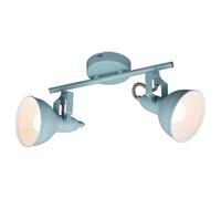 Ceiling Spotlight 2 Way Light E14 Adjustable Retro Industrial Living Room Blue