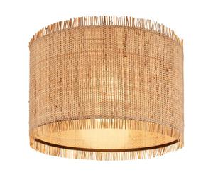 Briloner Borra Ceiling Light Lamp Pendant Straw Shade Boho E27 Natural Colour
