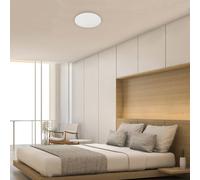 Briloner Brili Splash LED ceiling lamp, IP44, white, 4,000K