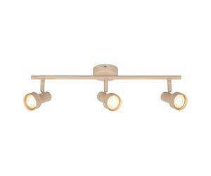 BRILONER - Ceiling Light, Adjustable, GU10 Socket, max. 9W, Spotlight, Ceiling Lights Living Room, Lights for Bedroom, Hallway, Kitchen, Spot Lamp, Lounge, 47.5 cm, Beige