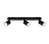 Briloner - Ceiling Light Adjustable IP44 GU10 Fitting Max. 9W Black 47.5 cm
