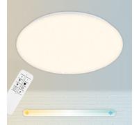 Briloner Mains-Powered Led White Dimmable Ceiling Lamp (Dia)48,5Cm
