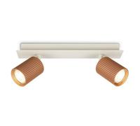 Briloner - Ceiling Light, Adjustable, GU10 Socket, max. 9W, Spotlight, Ceiling Lights Living Room, Lights for Bedroom, Hallway, Kitchen, Spot Lamp, Lounge, 32 cm, Warm Grey Coffee