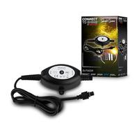 BRILONER - Connect to Shine 12V Garden System Twilight Sensor Outdoor Extension Kit, IP67 Temporary Immersion, Auto On/Off, 10.5 x 7 x 3.5 cm, Black