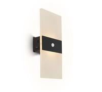 BRILONER Sticklights - Rechargeable wall Light Without Wiring and Drilling, Motion Sensor, Magnetic, Sticky wall Lights, Battery, LED, 22x4x10 cm, Black