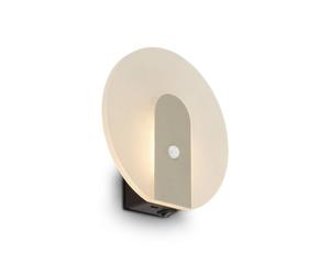BRILONER Cordless Wall Light Rechargeable Lamp Motion Sensor Nickel Matt in Metallic Silver Briloner Metallic Silver