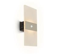 Briloner Cordless Wall Light Rechargeable Lamp Motion Sensor Stick-On 2,5W, 100Lm Nickel Matt