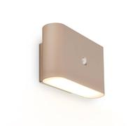 BRILONER Sticklights - Rechargeable Wall Light Without Wiring and Drilling, Motion Detector, Magnetic, LED, Sticky Wall Lights, Battery lamp, 16x9.5x6.5 cm, Beige