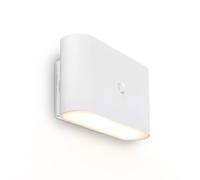 BRILONER Sticklights - Rechargeable Wall Light Without Wiring and Drilling, Motion Detector, Magnetic, LED, Sticky Wall Lights, Battery lamp, 16x9.5x6.5 cm, White