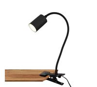 BRILONER Desk Lamp with Cable Switch, Warm White Light, Swivel, Plug, Reading and Bedside Lamp, 40 cm