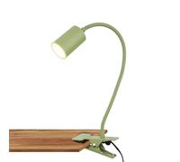 BRILONER Desk Lamp with Cable Switch - Warm White, Swivel, Plug, Reading, Clamp, Bedside - 40cm
