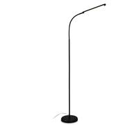 BRILONER Dimmable LED Floor Lamp for Living Room Decoration and Reading Light, LED Swivel Lamp, Living Room Lamp, Touch Light, Indirect Lighting, Black