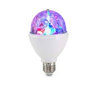 Briloner Disco Light Rgb Led Light Bulb E27 Colour Changing Rotating Party Lamp