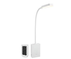 BRILONER ED Bedside Reading Lamp Rechargeable Cordless Wall Light White Briloner White