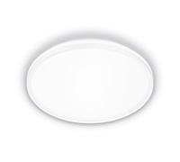 BRILONER - EEK A LED Ceiling lamp Efficient with 8.5W at 1800lm, Approx. 50,000h Light, indirect Light, LED lamp, LED Ceiling Light, Living Room lamp, LED Panel, Kitchen lamp, 33x6 cm, White