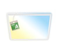 BRILONER - EER A LED Panel Energy efficient with 14W at 3000lm, 50,000h lifespan, Flat, CCT, indirect Light, LED Ceiling Panel, Living Room, 42x42x3 cm, White