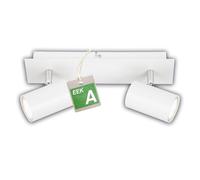 BRILONER - Energy Saving LED Ceiling Light, Certified Class A, Adjustable 2 Way Spotlight, 3000K Warm White, 2 x 2W, 2 x 450 Lumen, Life ~ 50 000h, Living Room Lamp, Bedroom, Kitchen, 29 cm, White