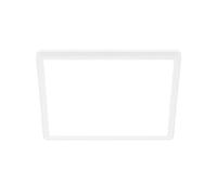 BRILONER - Energy Saving LED Ceiling Light, Certified Class A, Warm White Light, 11W at 2400lm, Life ~ 50 000h, Slim, Backlight Effect, Panel LED Lamp, Living Room Lights, Kitchen, 29x29x3 cm, White