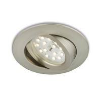 Briloner Flexible LED recessed light Erik, matt nickel