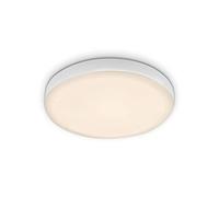 Briloner - Frameless Bathroom recessed LED Light, Bathroom recessed LED Spotlight, LED recessed IP44, Warm White Color Temperature, 6W, 700lm, 100mm, White