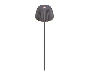 BRILONER - Garden Spike Light, Battery Powered, Touch Control, Dimmable, Height Adjustable, Outdoor Spike Lights, Exterior Lamp, Garden Light, Stake Lights, 8.5 x 80.5 cm, Anthracite