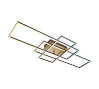Briloner Mains-Powered Led Gold Brown Dimmable Ceiling Lamp
