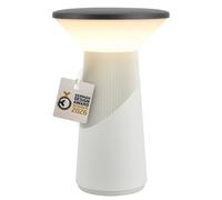 BRILONER - Pilia Rechargeable LED Table Lamp, Stepless Touch Dimmer, IP44, USB-C Charging, Night Light, Bedside Lamps, Battery Lamp, German Design Award Winner 2026, 15x24 cm, Light Grey Anthracite