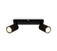 Briloner Gu10 Ceiling Light Black Adjustable 2 Way Spotlight Lamp