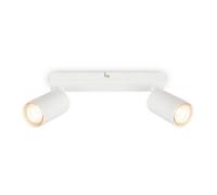 Briloner Gu10 Ceiling Light White Adjustable 2 Way Spotlight Lamp