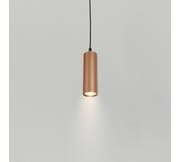 Briloner Ida pendant light, brown, 1-bulb, Ø 10 cm, GU10