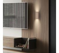 Briloner Ida wall light, beige, plastic, Ø 8.5 cm, GU10