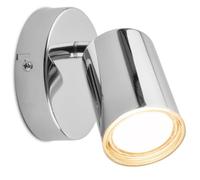 Briloner - Indoor Wall Light Adjustable IP44 GU10 Fitting Max. 9W Chrome