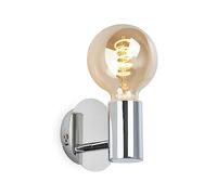 BRILONER - Interior Wall Light, Bathroom Light, Waterproof Bathroom Wall Light, Mirror Lamp, 1 x E27, Chrome