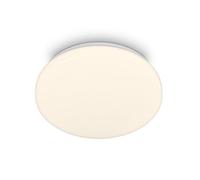 BRILONER - LED Bathroom Ceiling Light Warm White Colour, dust and Splash Protected, 12W, 1300lm, Bathroom, Kitchen, IP54, Wet Room, 27x6.5 cm, White
