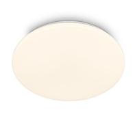BRILONER - LED Bathroom Ceiling Light Warm White Colour, dust and Splash Resistant, 24W, 2600lm, Kitchen, IP54, Wet Room, Bathroom, 35x5.5 cm, White