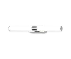 BRILONER - LED Bathroom Mirror Lamp IP44 Splash-Proof, Wall-Mounted, 4,000K Neutral White, Makeup Mirror LED Lights, Bath Mirror Light, Wall Light Bathroom, Bath Wall Lights, 40X6.5X4.5 cm, Silver