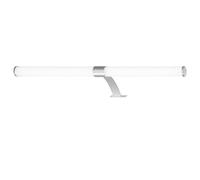 Briloner - LED Bathroom Mirror Light, 2 in 1 Mount, Cabinet Light, Wall Lamp, IP44, Neutral White Light Color, 9W, Matt Chrome, 60cm