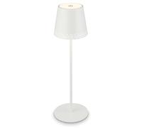 Briloner - LED Battery Table Lamp 2 in 1, Stepless Dimmable, Touch, Mobile Light, LED Table Lamp Outdoor, LED Table Lamp Cordless, White