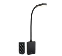 BRILONER Sticklights - Rechargeable Wall Light Without Wiring and Drilling, Battery, Touch, dimmable, Adjustable, Warm White, Sticky Light, Battery lamp, 6 x 3 x 50 cm, Black