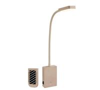 Briloner Led Bedside Reading Lamp Rechargeable Cordless Wall Light No Drilling Stick-On Dimmable Beige