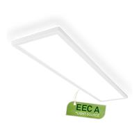 BRILONER - LED Ceiling Lamp 98cm, EEC A Light Source, Efficient 22,5W 4800lm, Slim, Indirect Light, LED Panel, Modern Ceiling Design, Living Room, Kitchen, Bedroom, 98x20x3 cm, White