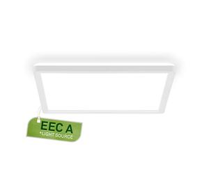 BRILONER - LED Ceiling Lamp, EEC A Light Source, Efficient 11,4 W 2400lm, Flat Design, Indirect Light, LED Panel, Modern Ceiling Design, Living Room, Kitchen, Bedroom, 29x29x3 cm, White