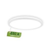 BRILONER - EEK A LED Ceiling lamp Efficient with 11W at 2400lm, Approx. 50,000h Light, Flat, indirect Light, LED lamp, LED Ceiling Light, Living Room lamp, LED Panel, Kitchen lamp, 29x3 cm, White